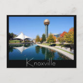 reflectie van de herfst vanuit de zon briefkaart (Voorkant)