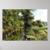 Reflectie van de lente door Peder Mork Monsted Poster (Voorkant)