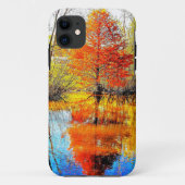 Reflectie van een boom Case-Mate iPhone case (Achterkant)