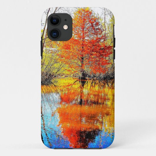 Reflectie van een boom Case-Mate iPhone case (Achterkant)