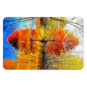 Reflectie van een boom magneet (Horizontaal)