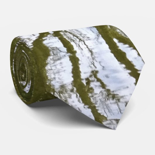 Reflectie van een Stropdas van de Boom (Opgerold)