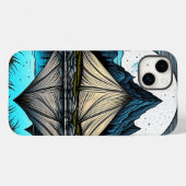 Reflectie van een tent op het meer in de bergen Case-Mate iPhone case (Achterkant (horizontaal))