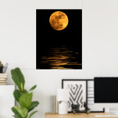 Reflectie van een volledige bewegingsdruk poster (Thuiskantoor)