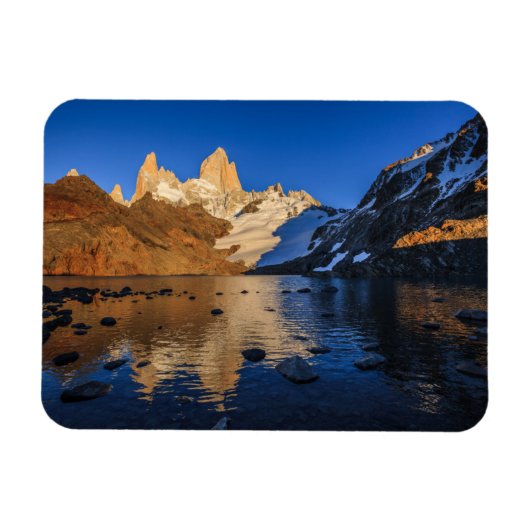 Reflectie van Fitz Roy op Sunrise Magneet (Horizontaal)