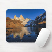Reflectie van Fitz Roy op Sunrise Muismat (Met muis)
