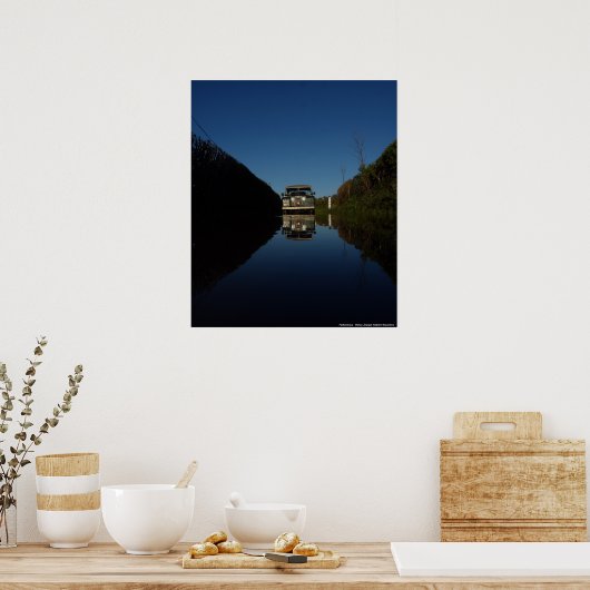 Reflectie van Henry Joseph Siebert-Saunders Poster (Keuken)