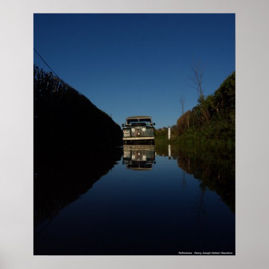 Reflectie van Henry Joseph Siebert-Saunders Poster (Voorkant)