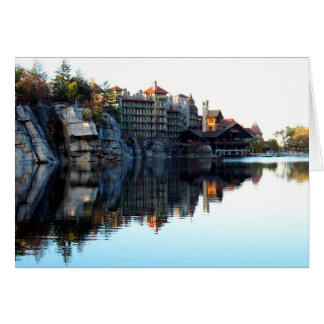 Reflectie van het berghuis