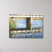 Reflectie van het leven canvas afdruk (Voorkant)