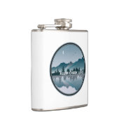 Reflectie van het meer Ohio van Alum Creek Heupfles (Rechts)