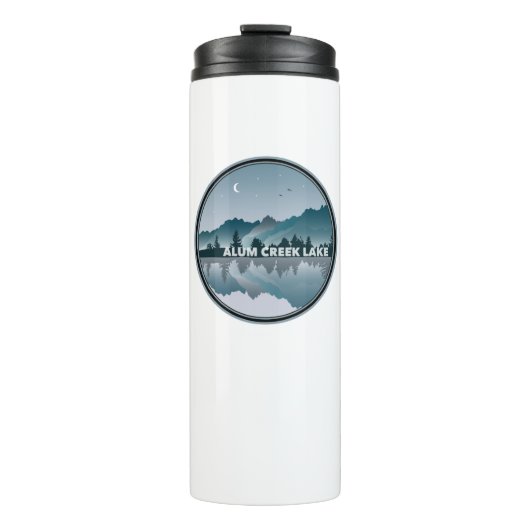 Reflectie van het meer Ohio van Alum Creek Thermosbeker (Voorkant)