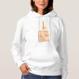 reflectie van het oude fotovenster hoodie