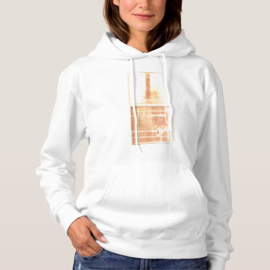 reflectie van het oude fotovenster hoodie (Voorkant)