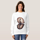 🌿✨ "Reflectie van Liefde - Boeddha's Sereniteit"  Trui (Voorkant volledig)