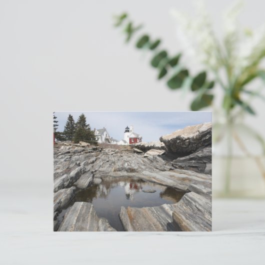 Reflectie van Pemaquid Briefkaart (Staand voorkant)