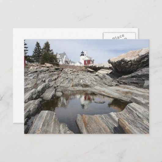 Reflectie van Pemaquid Briefkaart (Voorkant / Achterkant)