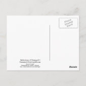 Reflectie van Pemaquid Briefkaart (Achterkant)