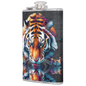 Reflectie van Tiger Drink Water Heupfles (Links)