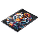 Reflectie van Tiger Drink Water Notitieboek (Linkerzijde)