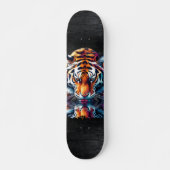 Reflectie van Tiger Drink Water Persoonlijk Skateboard (Voorkant)