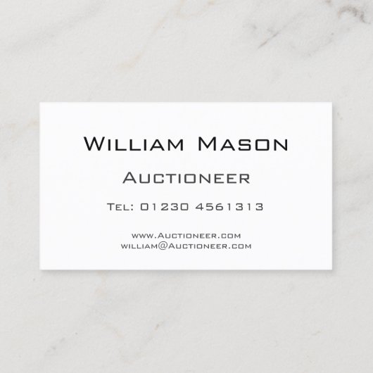 Reflectie - Veiler - Visitekaartje (Achterkant)