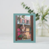 Reflectie voor het Franse kwartvenster Briefkaart (Staand voorkant)