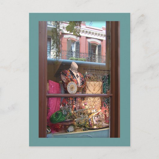 Reflectie voor het Franse kwartvenster Briefkaart (Voorkant)