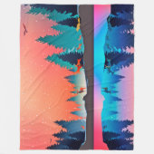 Reflectie voor noordelijk vee fleece deken (Voorkant)