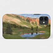 Reflectie voor rode bergen Case-Mate iPhone case (Achterkant (horizontaal))