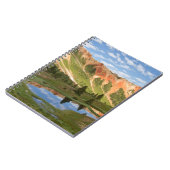 Reflectie voor rode bergen notitieboek (Linkerzijde)