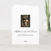 "Reflectie"-Wenskaarten Kaart (Achterkant)