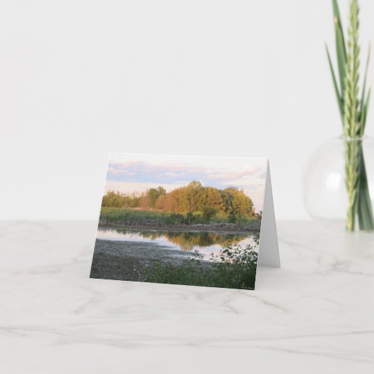 Reflectiebomen - Blank Wenskaart Kaart (Voorkant)