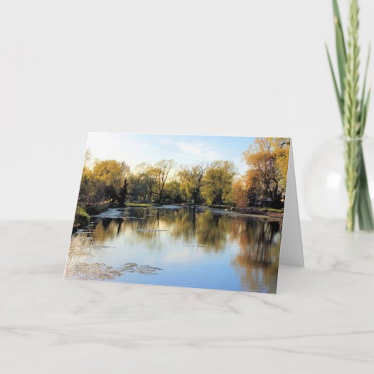 reflectiekanaal blanco Kaart (Voorkant)