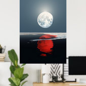 reflectiemaan poster (Thuiskantoor)