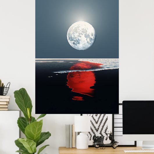 reflectiemaan poster (Thuiskantoor)