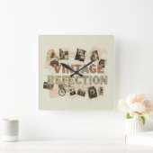 reflectiemuur vierkante klok (Huis)