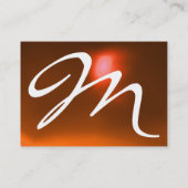 REFLECTIES 2 AGATE monogram wit zwart rood Visitekaartje (Achterkant)