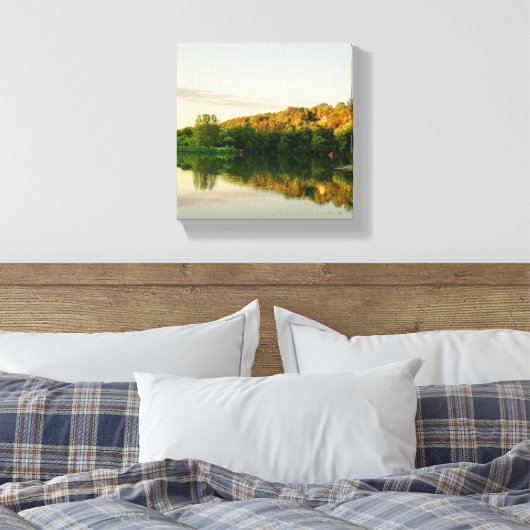 Reflecties 2 Canvas Afdruk (Insitu (Slaapkamer))
