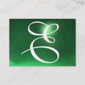 REFLECTIES 2 JADE monogram wit zwart groen Visitekaartje (Achterkant)