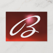 REFLECTIES 2 RUBY monogram wit blauw rood Visitekaartje (Achterkant)