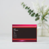 REFLECTIES 2 RUBY monogram zwart rood geel wit Visitekaartje (Staand voorkant)