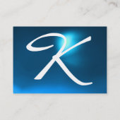 REFLECTIES 2 SAPPHIRE-monogram wit blauw Visitekaartje (Achterkant)