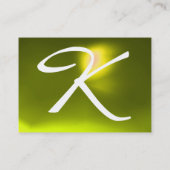 REFLECTIES 2 TOPAZ monogram wit blauw grijs Visitekaartje (Achterkant)