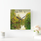 Reflecties 3 wandklok (Huis)