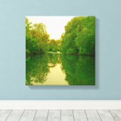 Reflecties 4 Canvas Afdruk (Insitu (Houten vloer))