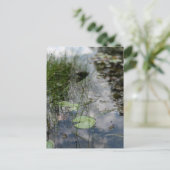 Reflecties aan de waterkant briefkaart (Staand voorkant)