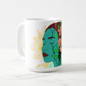 Reflecties binnen het kunstwerk koffiemok (Voorkant links)