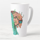 Reflecties binnen het kunstwerk latte mok (Rechterhoek)