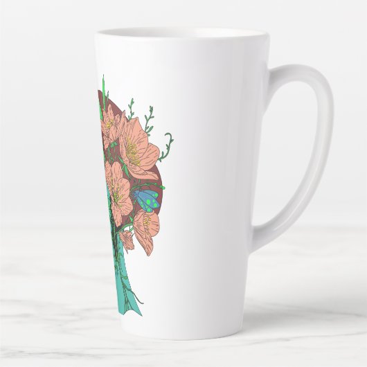 Reflecties binnen het kunstwerk latte mok (Rechts)